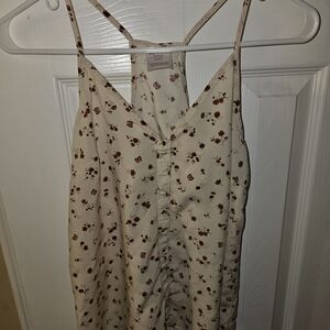 No Boundaries Cream Floral Camisole